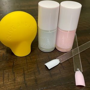 Olive & June nail polish with swatches + Poppy